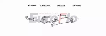 Система выпуска ОГ EuroFlo IVDAI23D 7007H